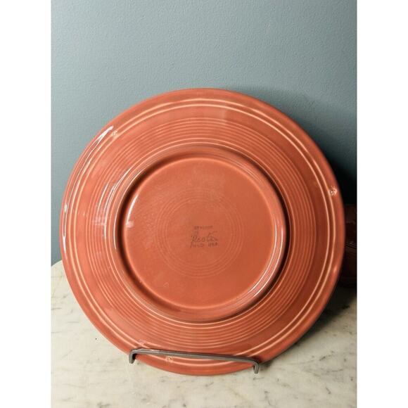 Fiestaware Pink Rose 12” Chop Plate Fiesta Retired Charger Plate Round Platter - Picture 6 of 8